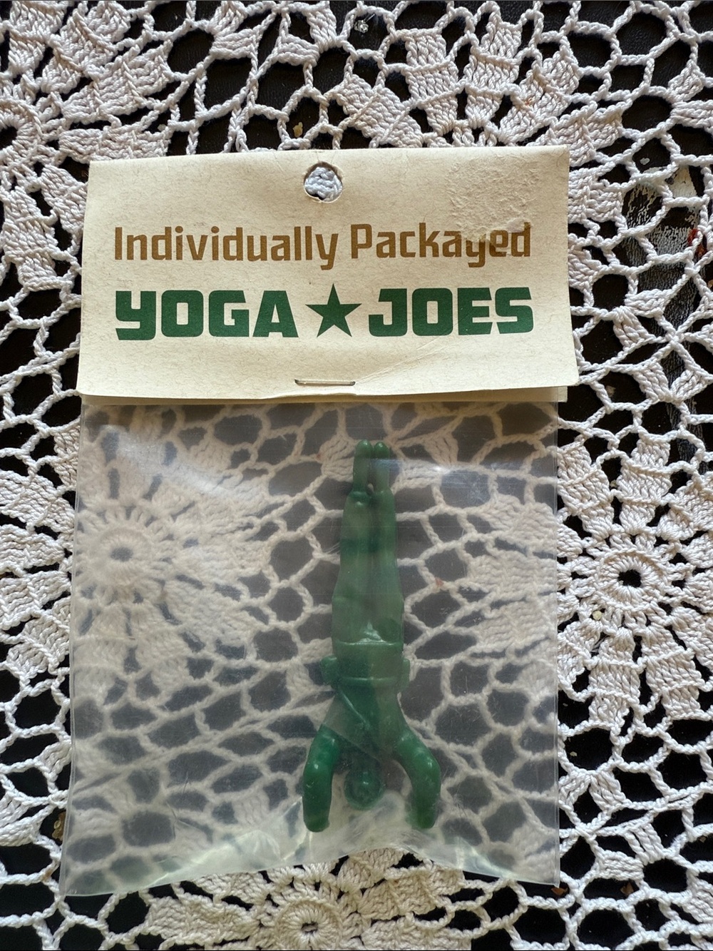 YOGA JOES Individually Packaged Green Figure